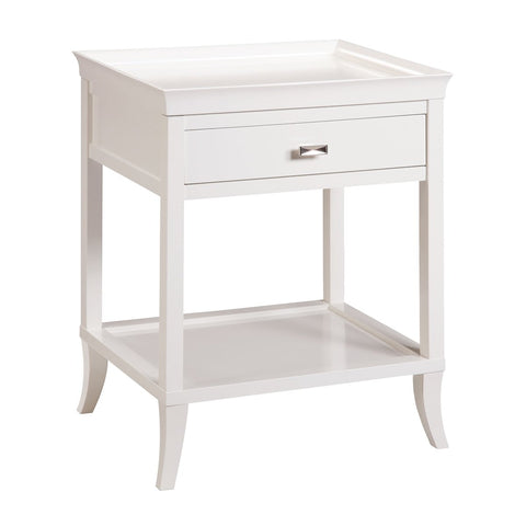 Tamara Side Table In White Furniture Sterling 