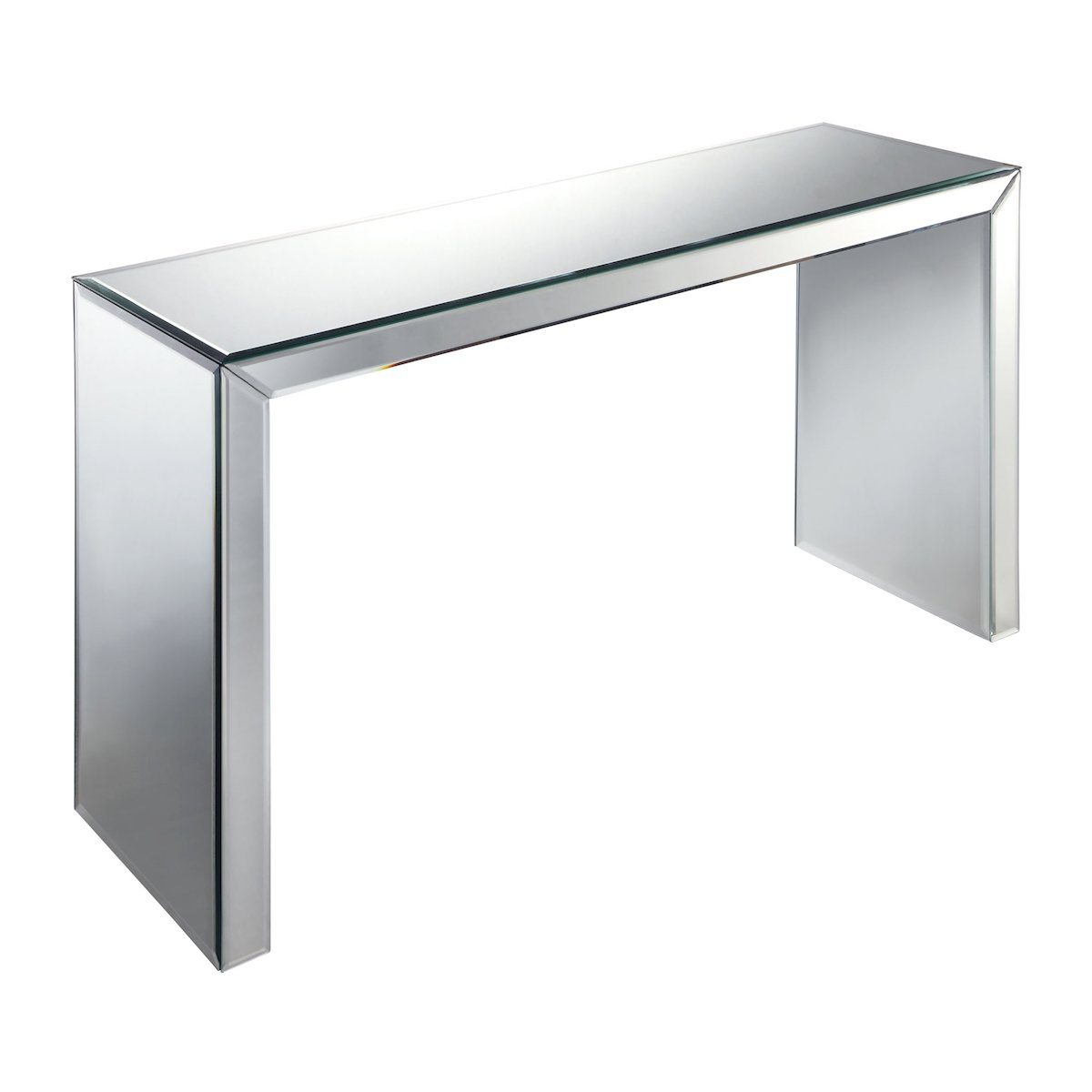 Matinee Hall Table In Clear Mirror Finish Furniture Sterling 