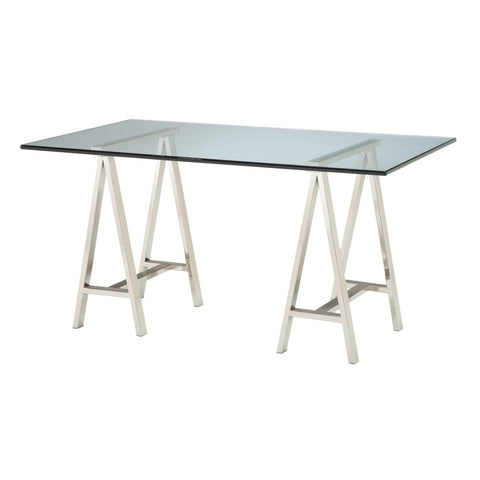36''x60'' Rectangle Glass Top Table