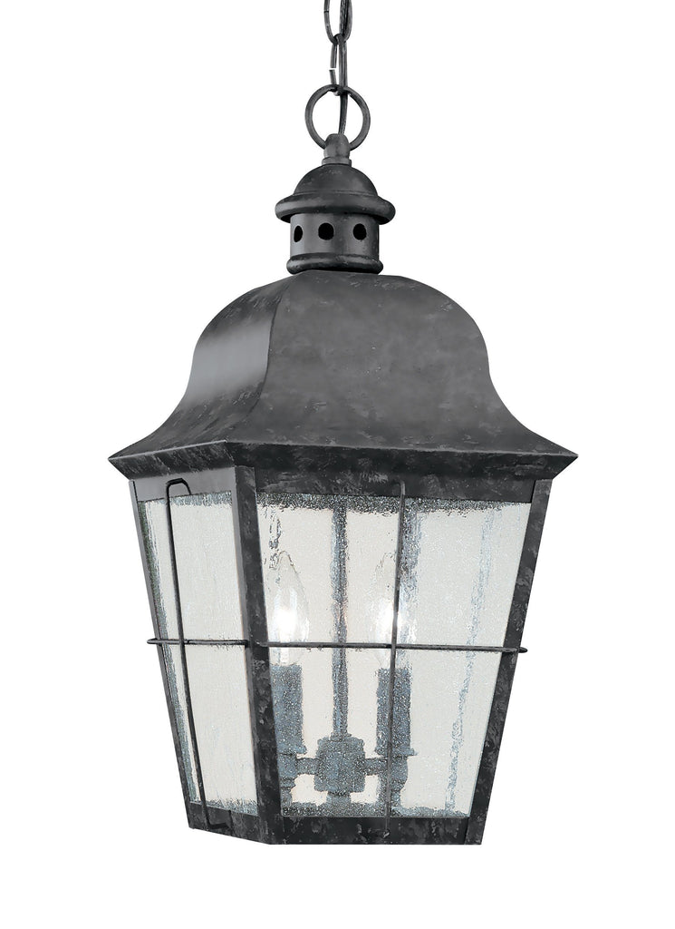 Chatham Two Light Outdoor Pendant - Oxidized Bronze Outdoor Sea Gull Lighting 