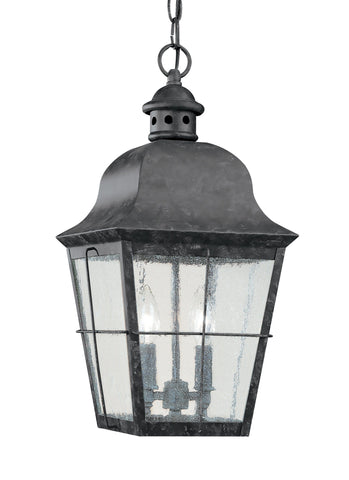 Chatham Two Light Outdoor Pendant - Oxidized Bronze Outdoor Sea Gull Lighting 