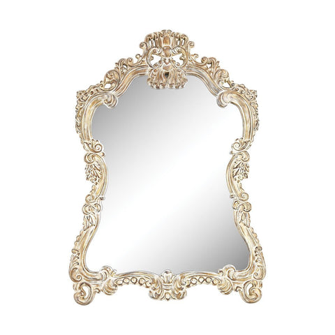 Regence Composite Frame Wall Mirror In Belgian Cream Mirrors Sterling 
