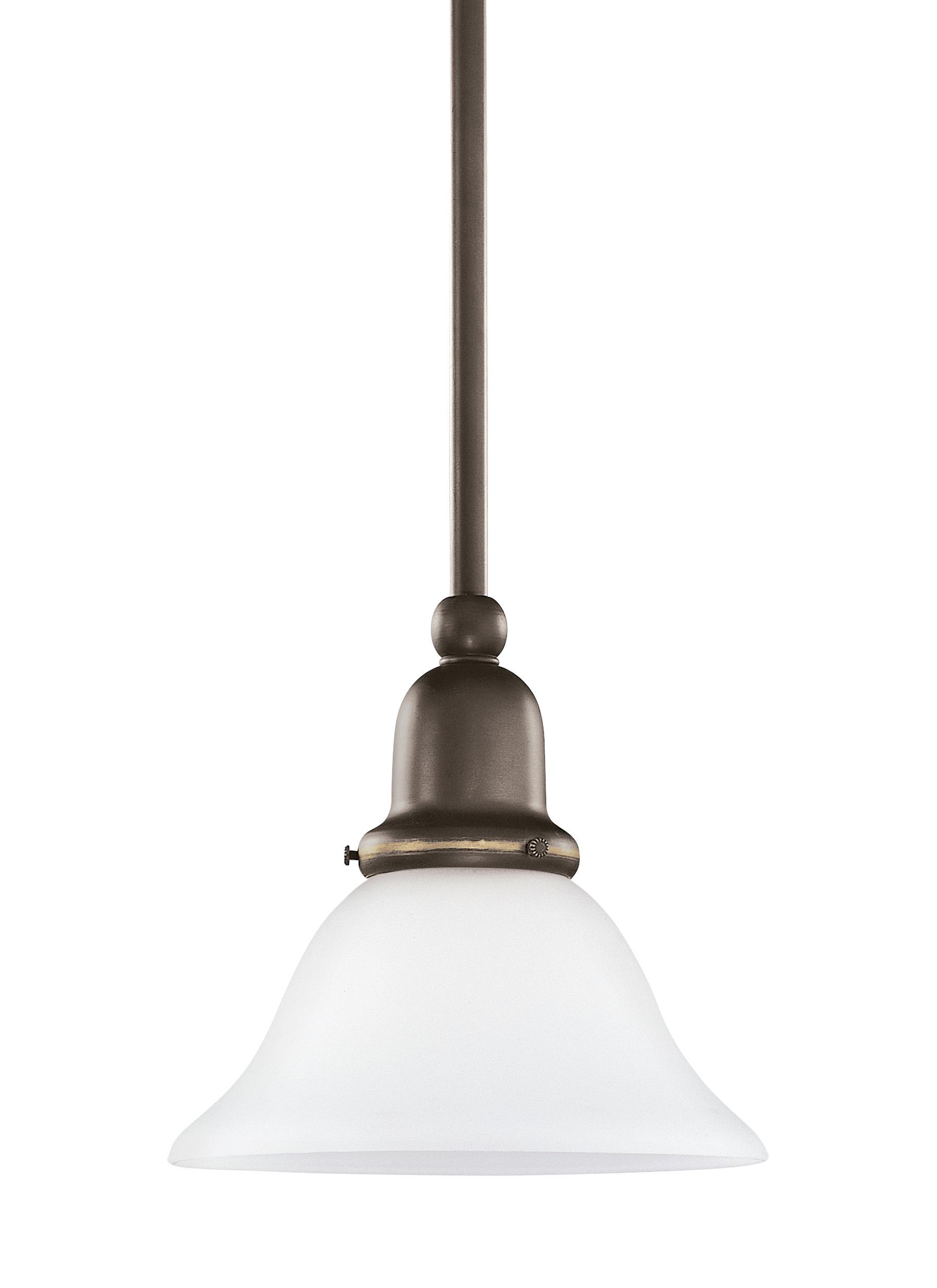 Sussex One Light Mini-LED Pendant - Heirloom Bronze Pendants Sea Gull Lighting 