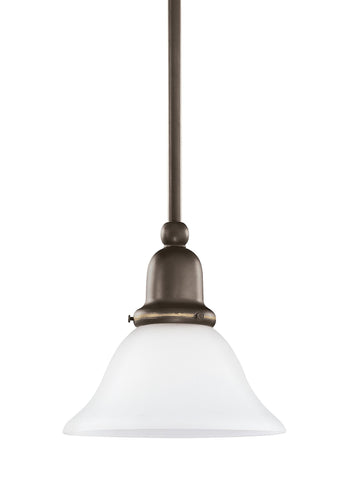 Sussex One Light Mini-LED Pendant - Heirloom Bronze Pendants Sea Gull Lighting 