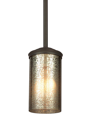 Sfera One Light Mini-LED Pendant - Autumn Bronze Pendants Sea Gull Lighting 