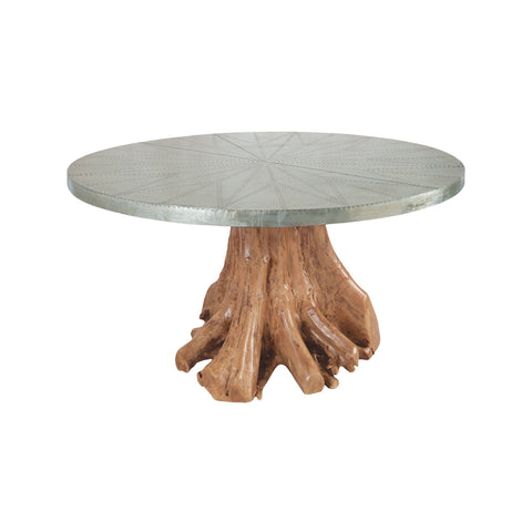 Teak Root Dining Table In Euro Teak Oil Furniture GuildMaster 