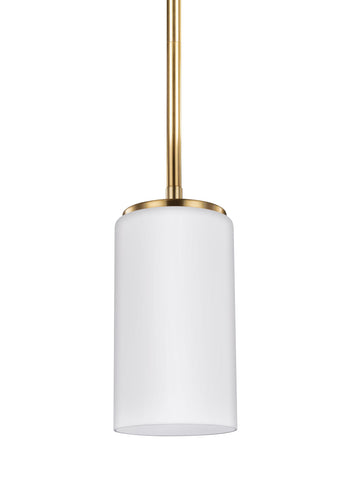 Alturas One Light Mini-LED Pendant - Satin Bronze Pendants Sea Gull Lighting 