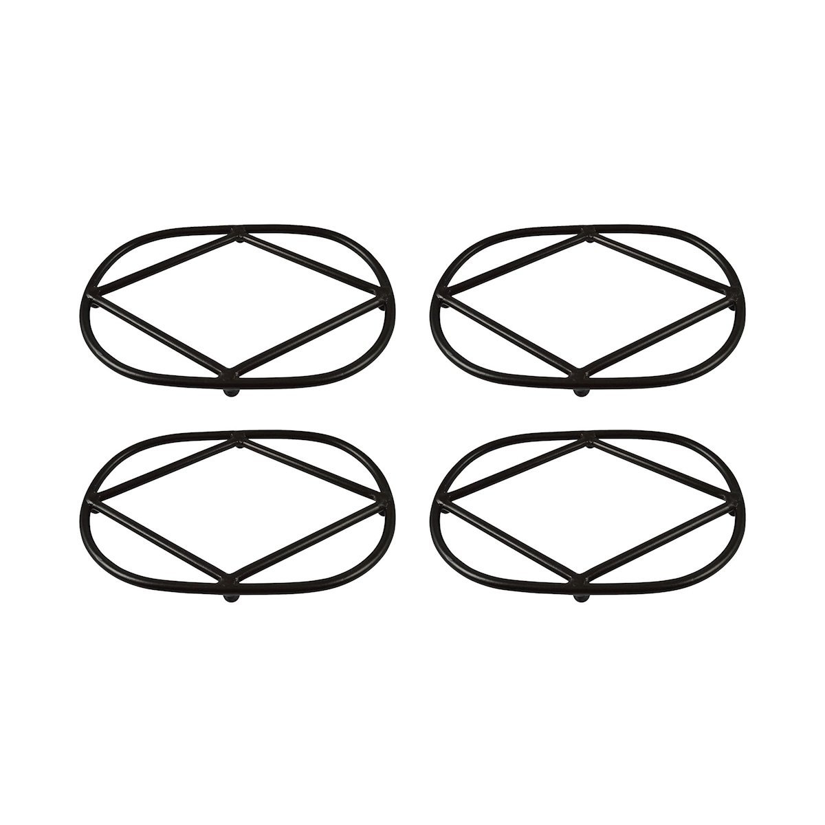 Lex Set of 4 Oval Trivets Accessories Pomeroy 