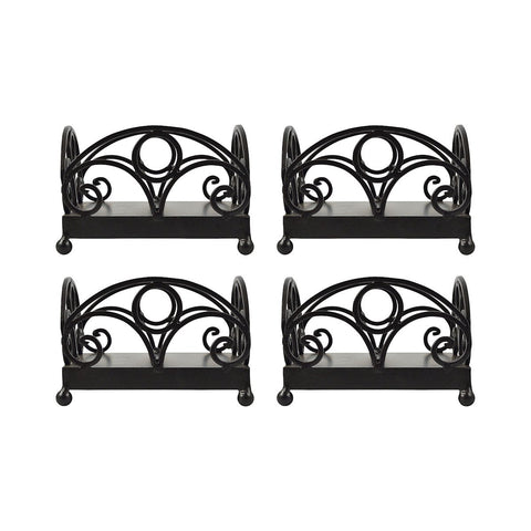 Willow Set of 4 Napkin Holders Accessories Pomeroy 