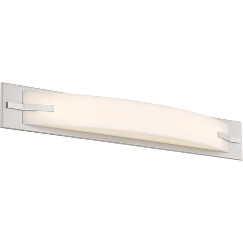 Bow LED 29" Vanity Fixture Brushed Nickel Finish Wall Nuvo Lighting 