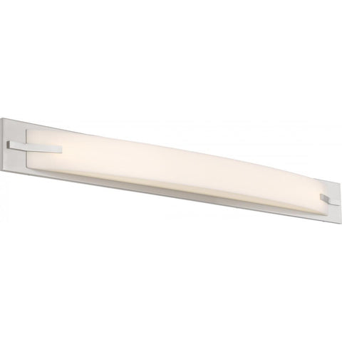Bow LED 39" Vanity Fixture Brushed Nickel Finish Wall Nuvo Lighting 