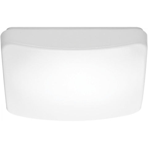 11" Flush Mounted LED Light Fixture - Square - White - With Occ Sensor - 120-277V Ceiling Nuvo Lighting 