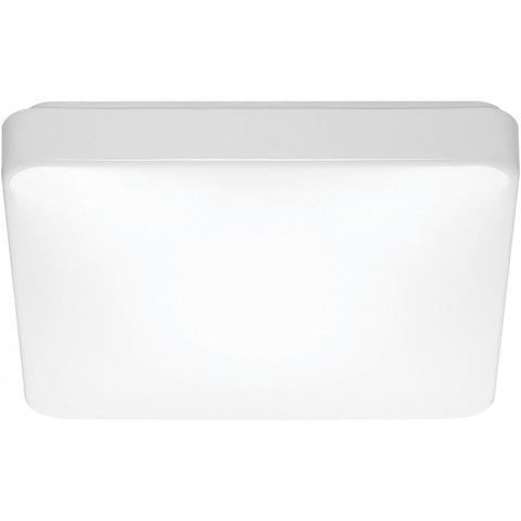 14" Flush Mounted LED Light Fixture - Square - White - With Occ Sensor - 120-277V Ceiling Nuvo Lighting 