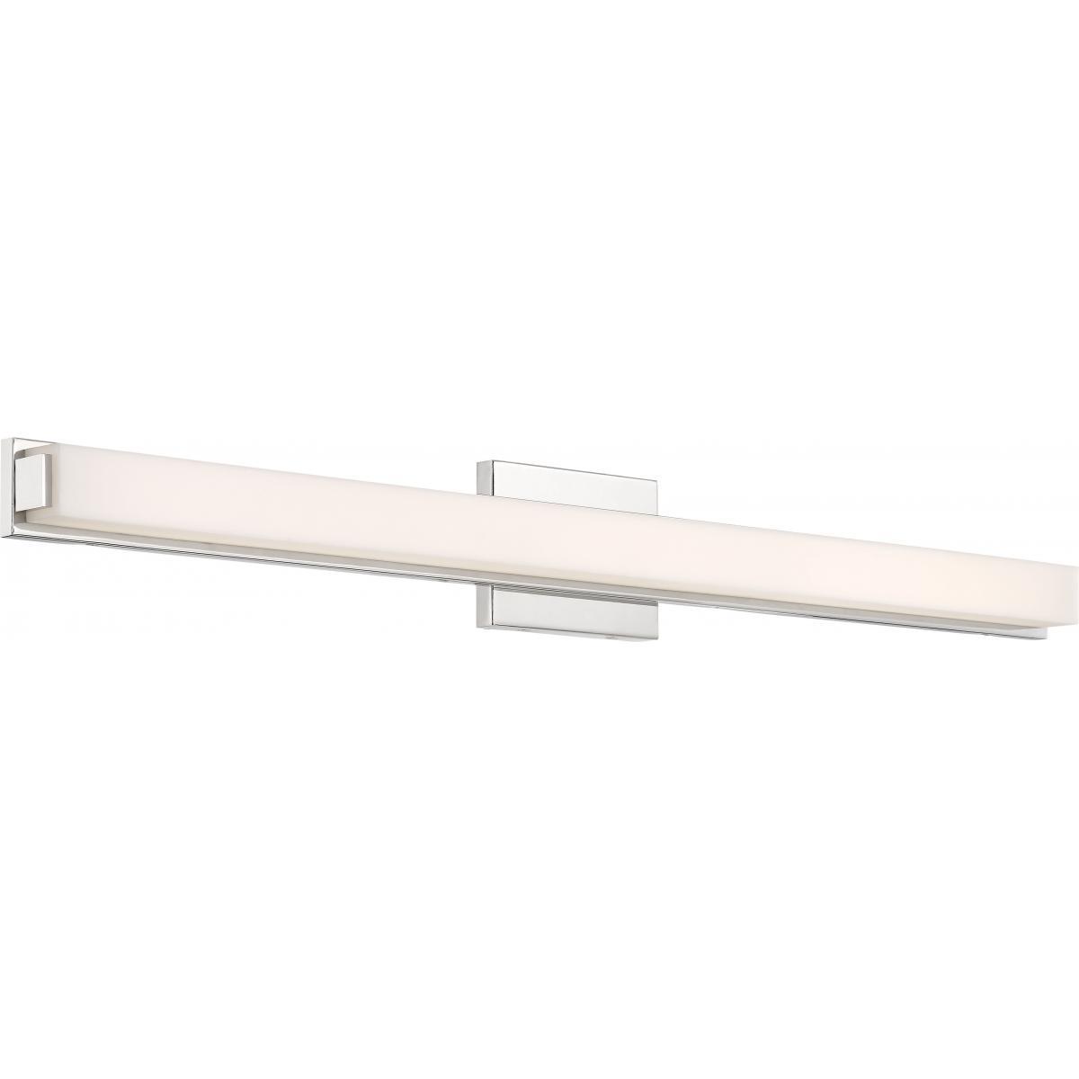 Slick LED 36" Vanity Fixture Polished Nickel Finish Wall Nuvo Lighting 