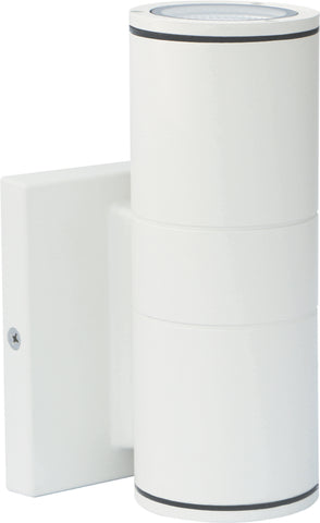 LED Small Up or Down Wall Sconce - White; 10W; 120/277V