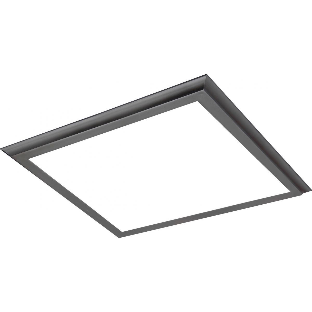 45W 24"x24" Surface Mount LED Fixture - 3K - Gun Metal - 100-277V Ceiling Nuvo Lighting 
