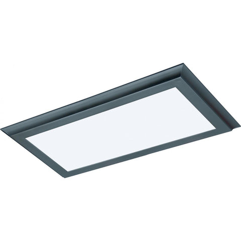 22W 12"x24" Surface Mount LED Fixture - 3K - Bronze - 120-277V Ceiling Nuvo Lighting 
