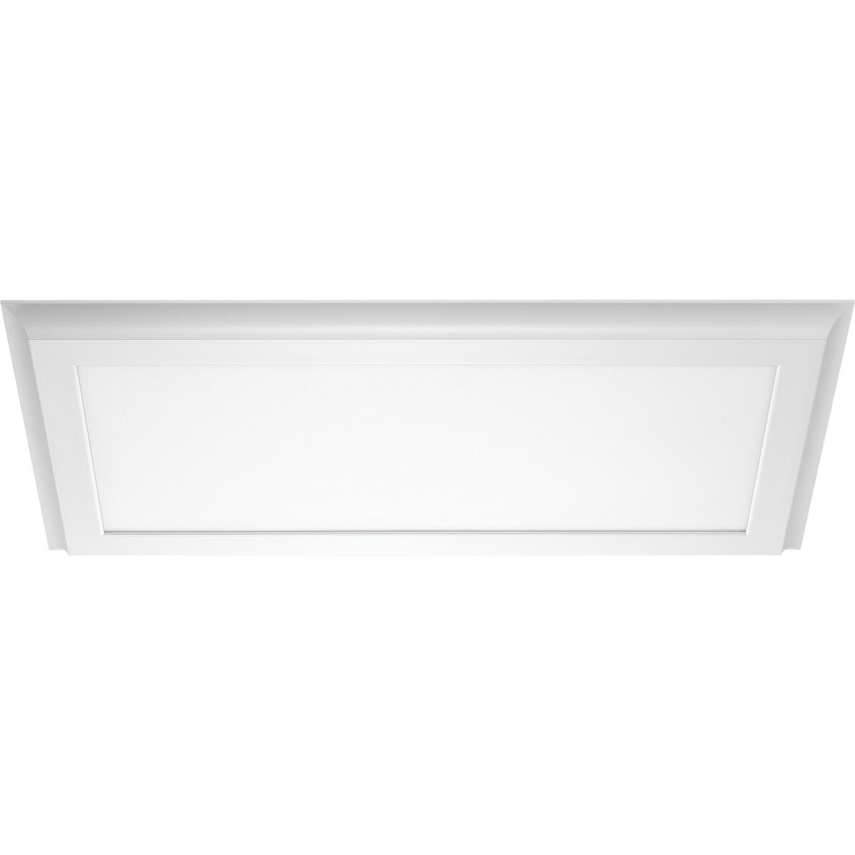 12" X 25" Surface LED Fixture - White 100-277V Ceiling Nuvo Lighting 3000K 