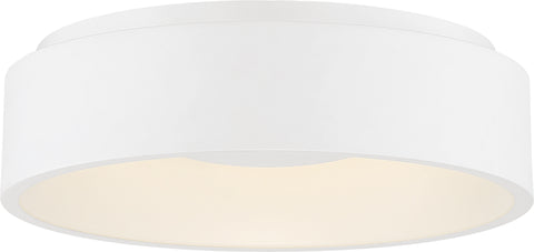 Orbit 30W LED Flush Mount - White