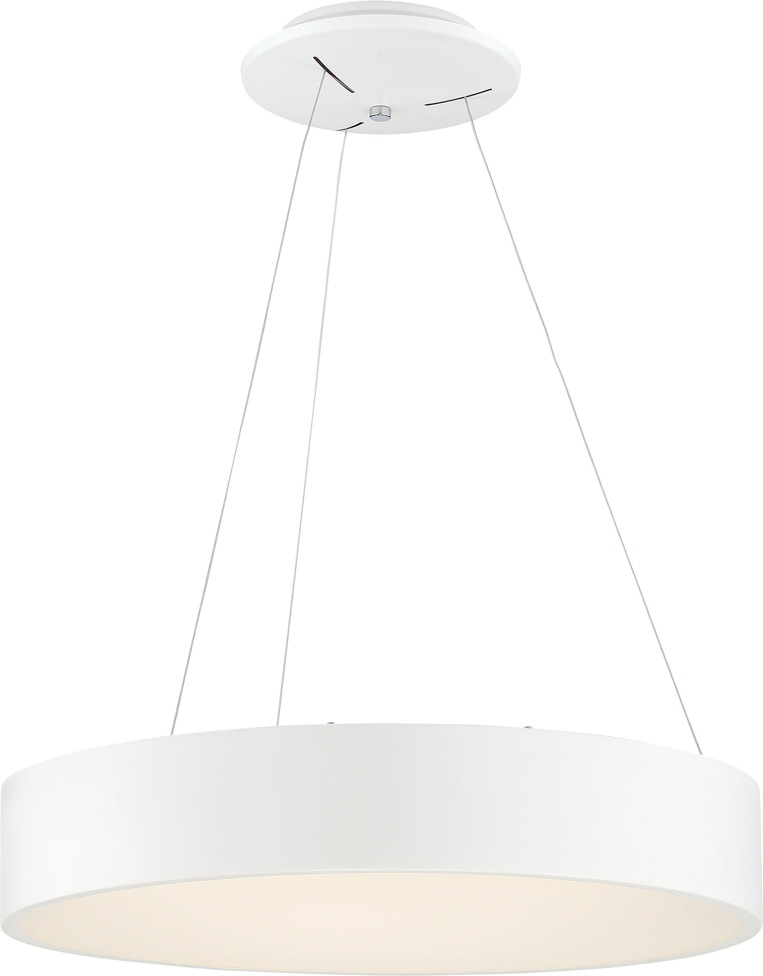 Orbit 20W LED Pendant - White