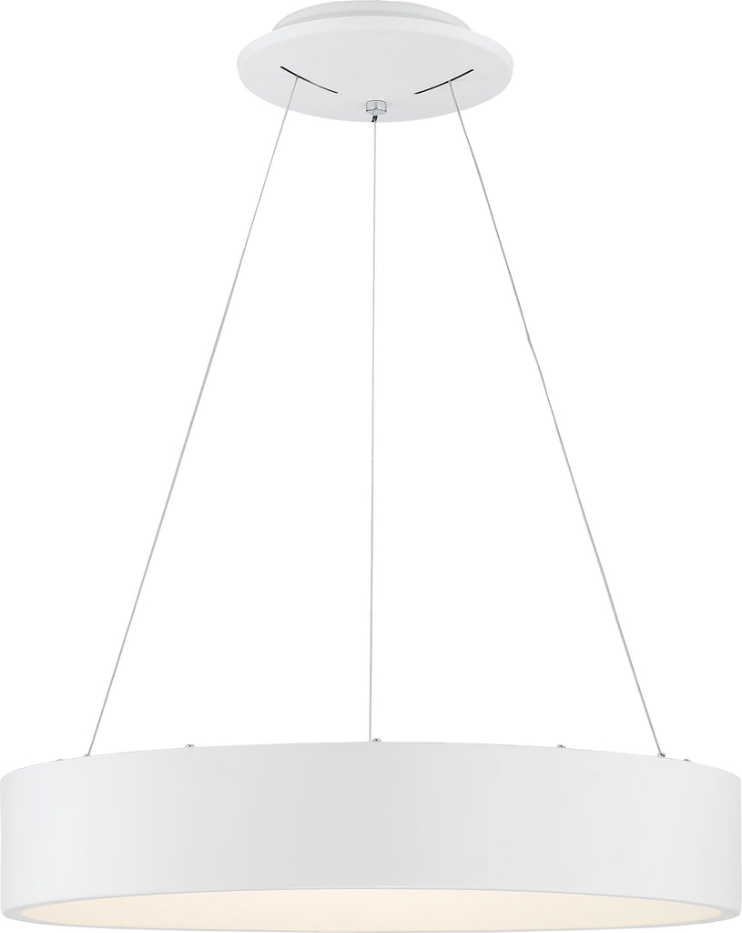 Orbit 24"w LED Pendant - White