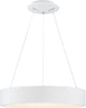 Orbit 24"w LED Pendant - White