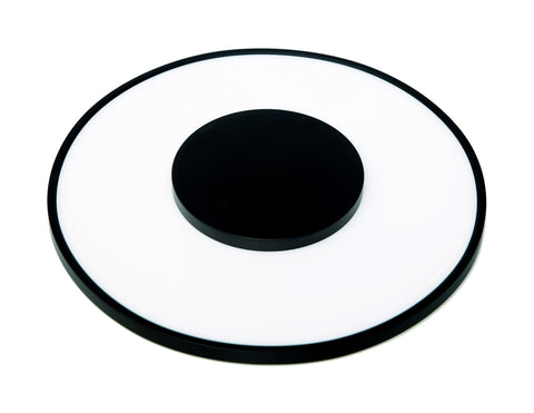 26 watt 13" Flush Mount LED Fixture; Round Shape; Black
