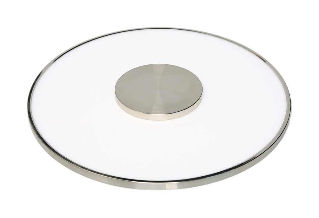 26 watt 13" Flush Mount LED Fixture; Round Shape; Brushed Nickel