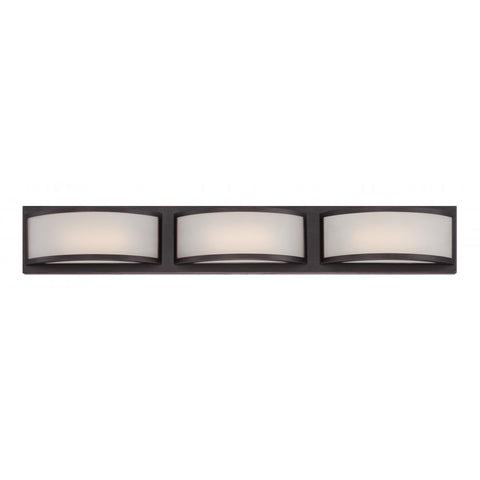 Mercer (3) LED Wall Sconce Wall Nuvo Lighting 