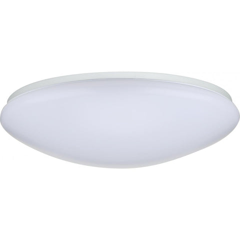 19" Flush Mounted LED Light Fixture - White - With Occ Sensor - 120-277V Ceiling Nuvo Lighting 