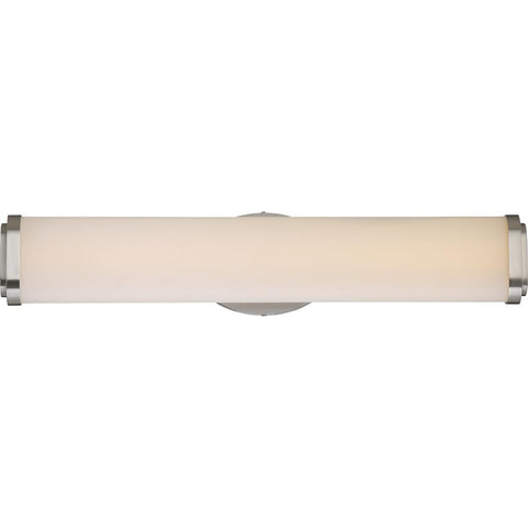 Pace Double LED Wall Sconce Brushed Nickel Finish Wall Nuvo Lighting 