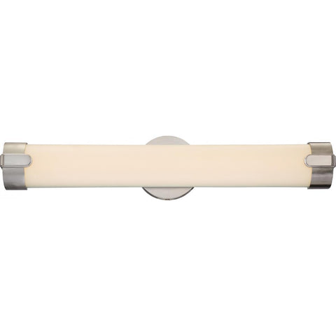 Loop Double LED Wall Sconce Brushed Nickel Finish Wall Nuvo Lighting 