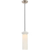 Pulse LED Mini Pendant with White Opal Glass Brushed Nickel Finish Ceiling Nuvo Lighting 