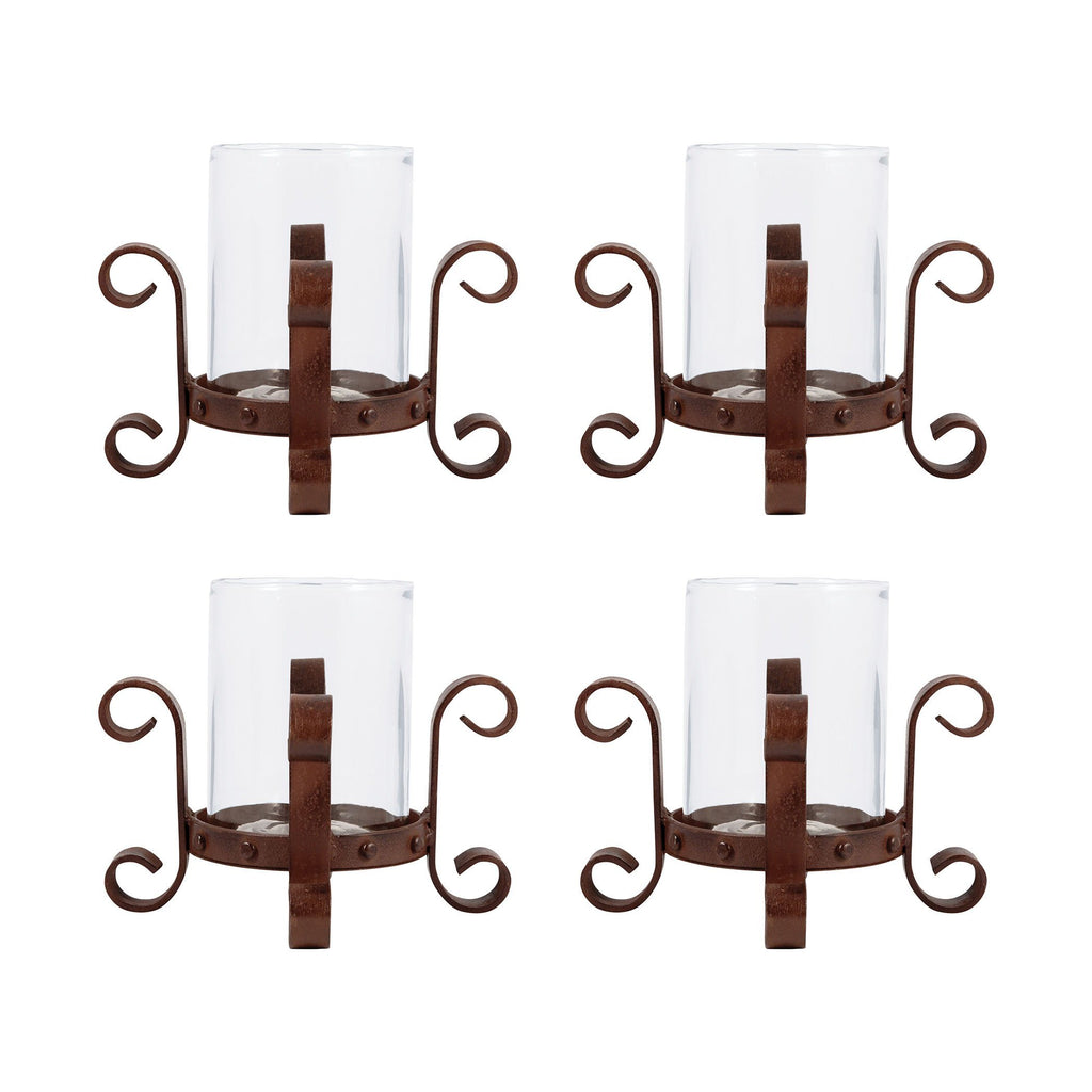 Teton Set of 4 Pillar Holders Accessories Pomeroy 