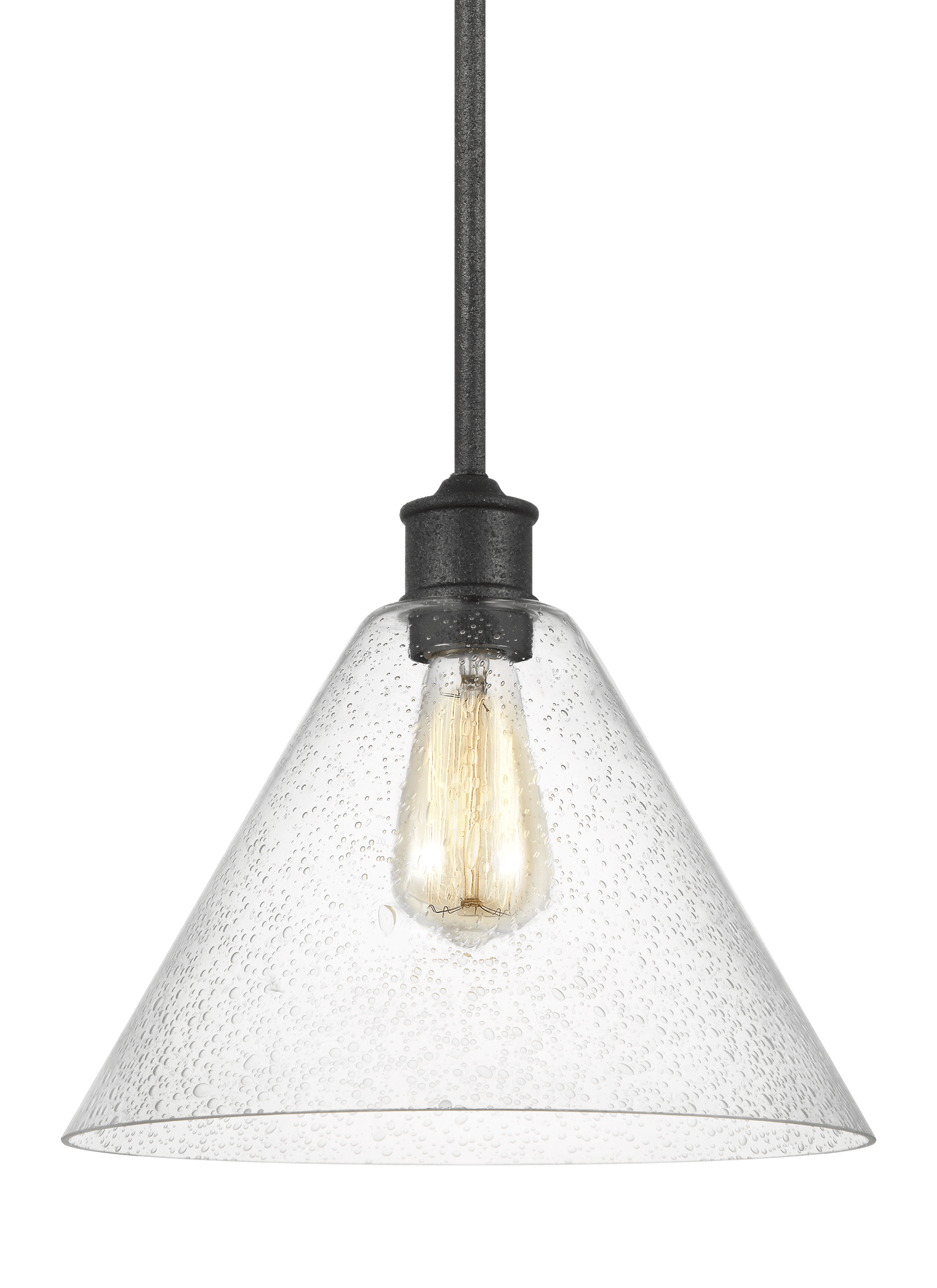 Morill One Light Pendant - Blacksmith Ceiling Sea Gull Lighting 