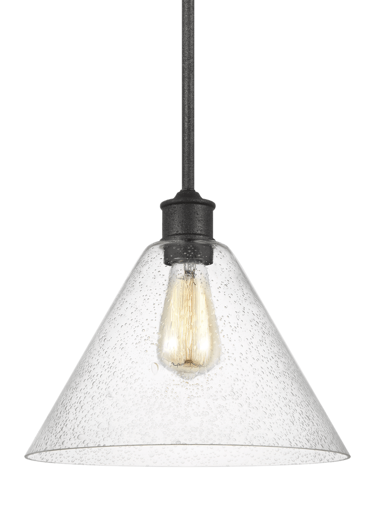 Morill One Light Pendant - Blacksmith Ceiling Sea Gull Lighting 