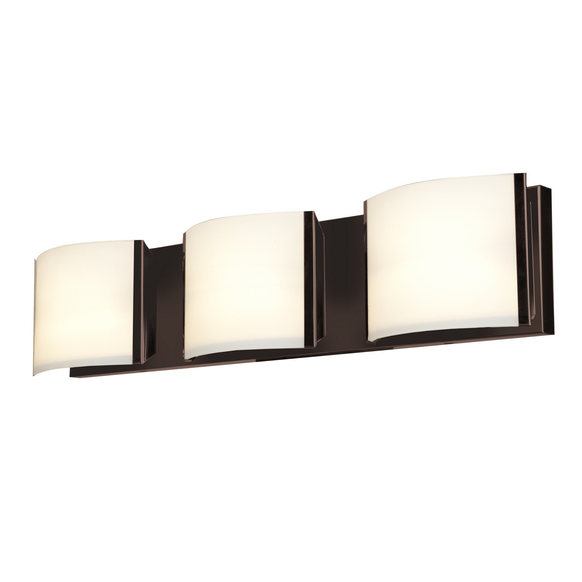 Nitro2 3-Light Dimmable LED Vanity - Bronze Wall Access Lighting 