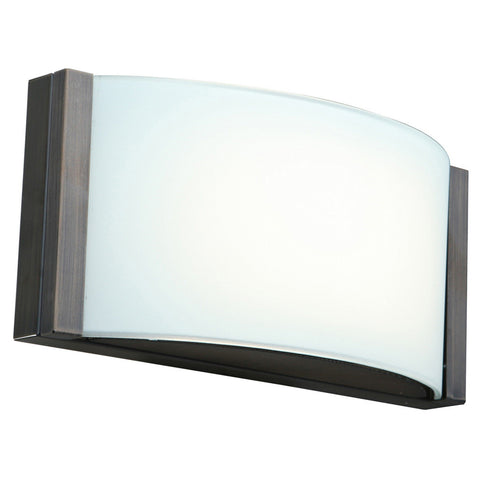 Wave 1-Light Dimmable LED Vanity - Bronze (BRZ) Wall Access Lighting 