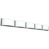 Wave 5-Light Dimmable LED Vanity - Bronze (BRZ) Wall Access Lighting 