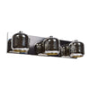 Dor 3-Light Vanity - Mirrored Stainless Steel Finish Wall Access Lighting 