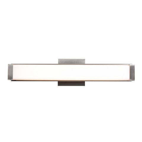 Fjord (m) Dimmable LED Vanity - Brushed Steel Wall Access Lighting 
