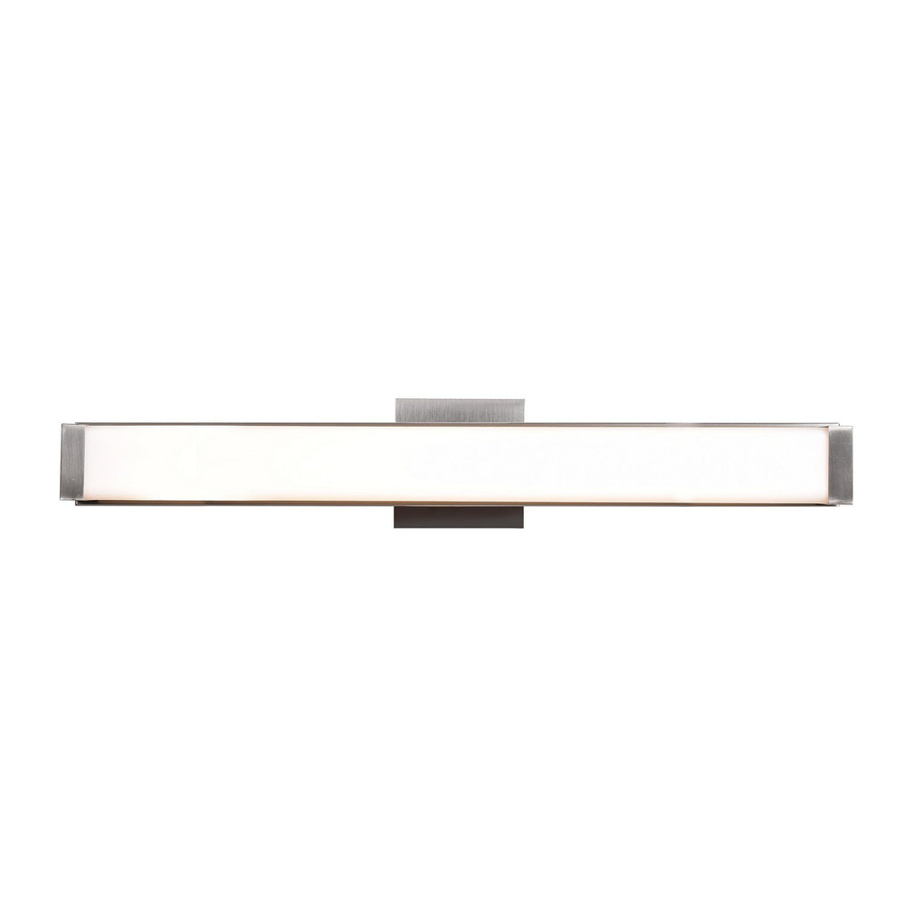 Fjord (l) Dimmable LED Vanity - Brushed Steel Wall Access Lighting 