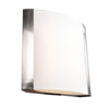 West End (l) Dimmable LED Wall Fixture - Brushed Steel Wall Access Lighting 