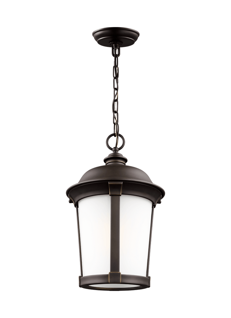 Calder One Light Outdoor Pendant - Bronze Outdoor Sea Gull Lighting 