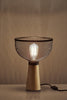 Dale Black and Wood 12"h Table Lamp Lamps Adesso 