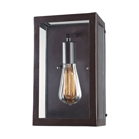 Parameters 1 Light Sconce In Oiled Bronze Wall Sconce Elk Lighting 