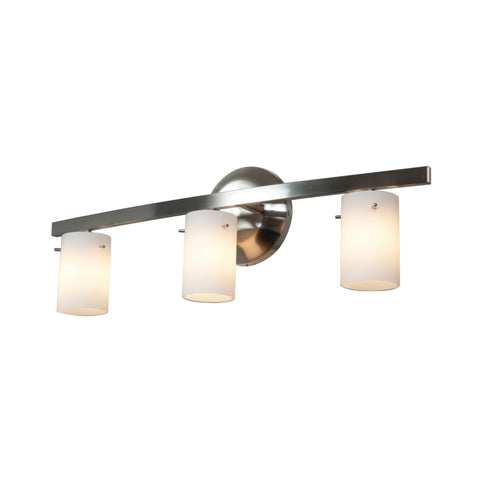 Thea Oval Cased Glass - Matte Chrome Finish Wall Access Lighting 