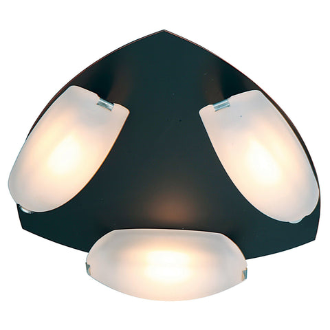 Nido 3-Light Dimmable LED Flush Mount - Oil Rubbed Bronze Ceiling Access Lighting 