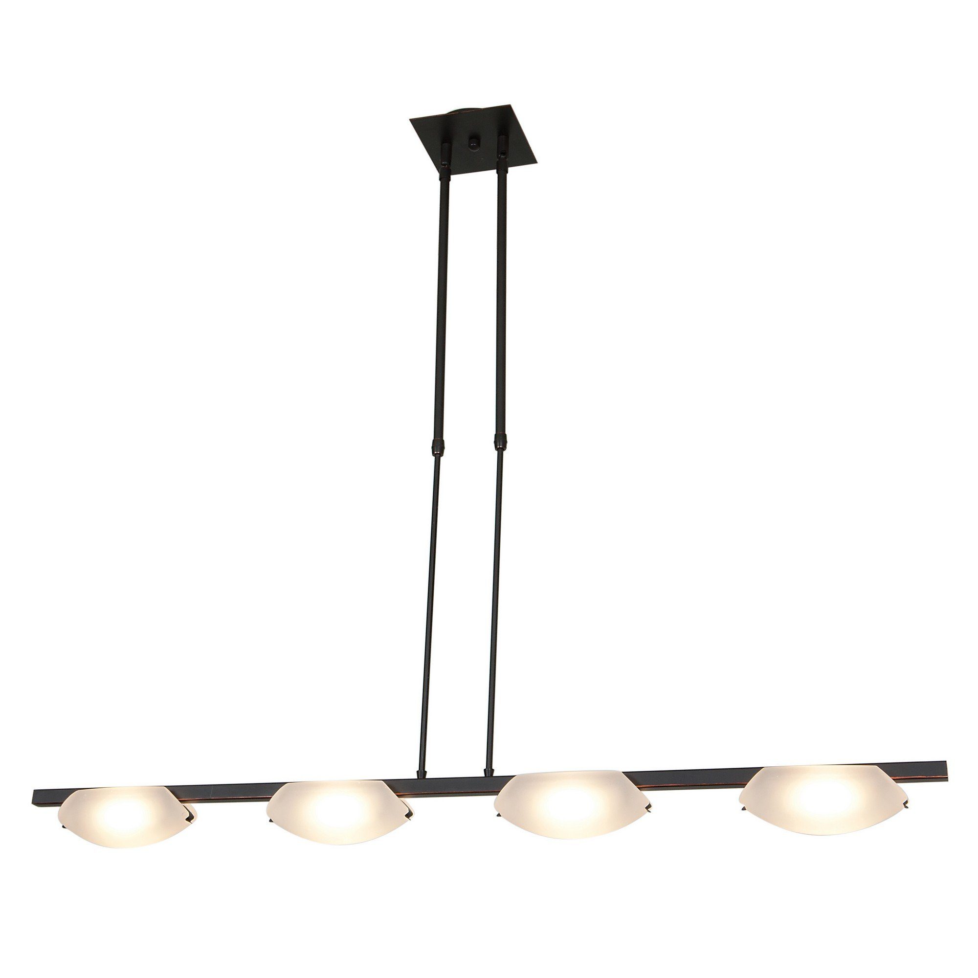 Nido 4-Light Dimmable LED Pendant - Oil Rubbed Bronze Ceiling Access Lighting 