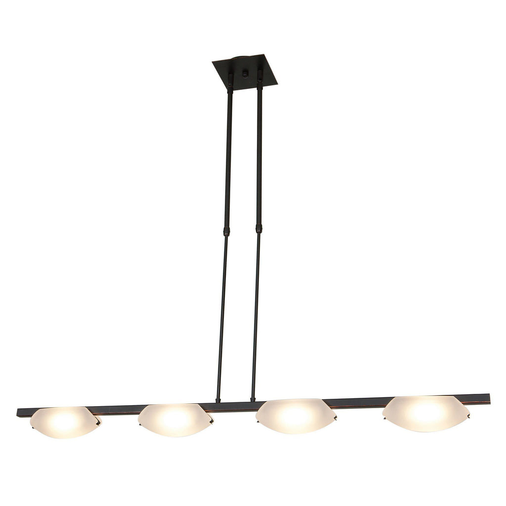 Nido 4-Light Dimmable LED Pendant - Oil Rubbed Bronze Ceiling Access Lighting 